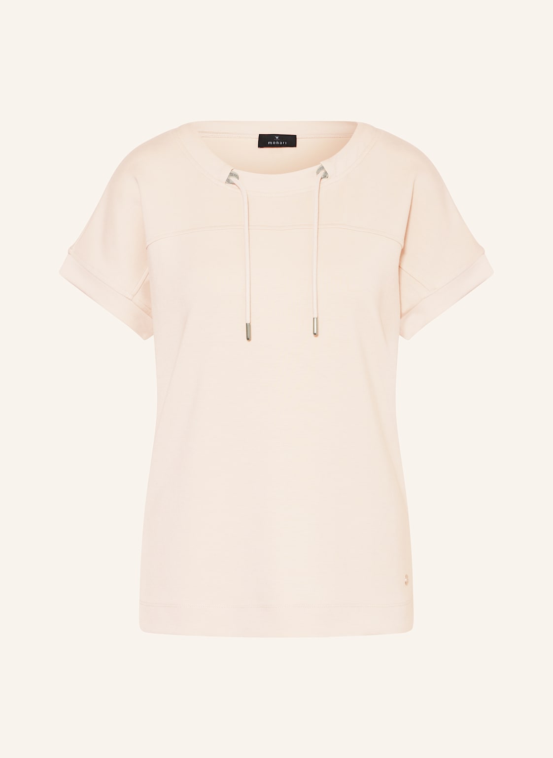 Monari T-Shirt Mit Schmuckperlen beige Monari T-Shirt Mit Schmuckperlen beige von monari