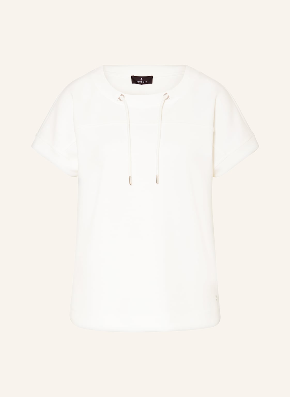 Monari T-Shirt Mit Schmuckperlen weiss Monari T-Shirt Mit Schmuckperlen weiss von monari