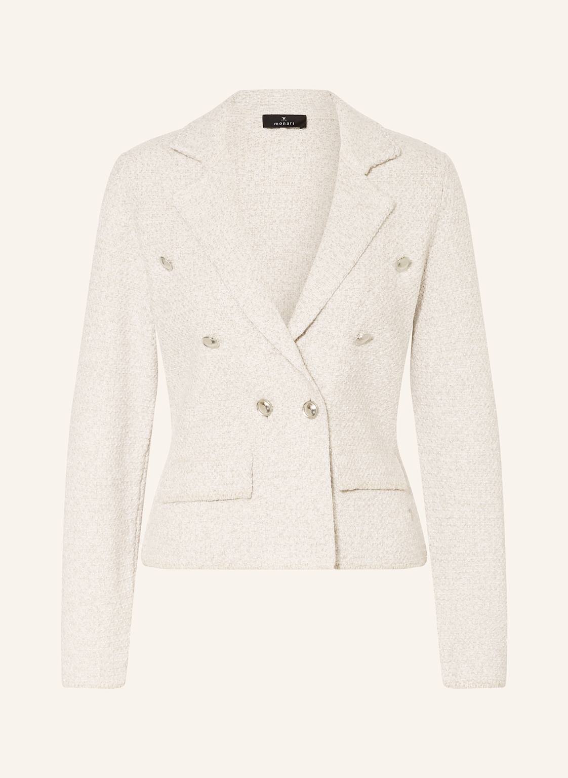Monari Tweed-Jacke Mit Glitzergarn beige Monari Tweed-Jacke Mit Glitzergarn beige von monari