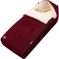 Babyfußsack Bordeaux 93x56cm gefüttert von monzana®