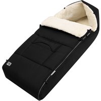 Babyfußsack Schwarz 93x56cm gefüttert von monzana®