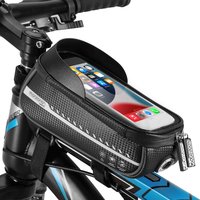 Fahrradtasche Schwarz 20x11,5x11cm von monzana®