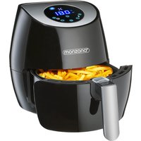 Heißluftfritteuse 9in1 Schwarz Touch-Display 1500W 3,6 L von monzana®