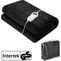 Heizdecke Coral Fleece Anthrazit 180x130ccm von monzana®