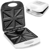 Sandwichmaker Weiß 1000W von monzana®