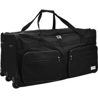 XXL Reisetasche mit Trolleyfunktion 160L schwarz