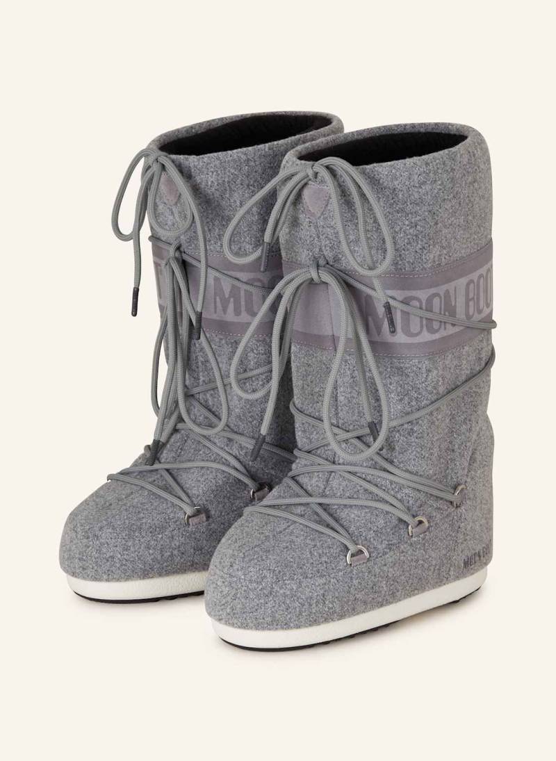 Moon Boot Moon Boot Icon Felt grau von moon boot