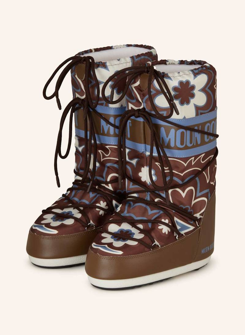 Moon Boot Moon Boots Icon Flower braun von moon boot