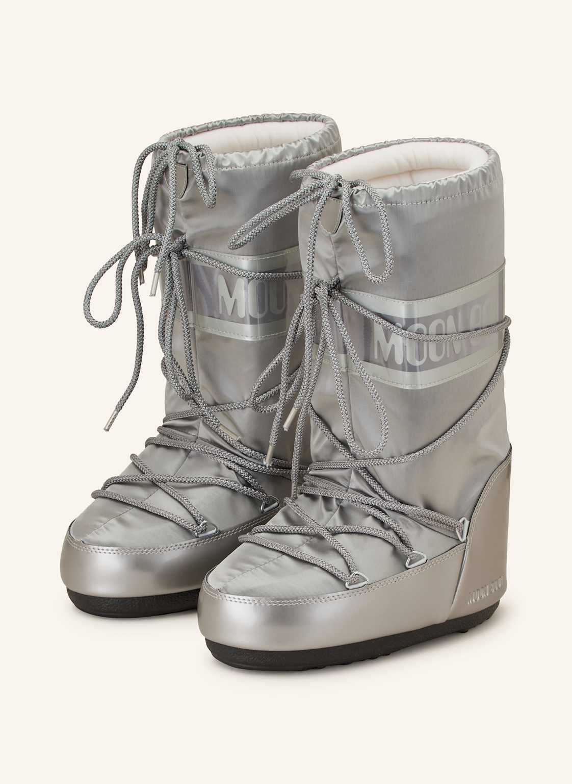 Moon Boot Moon Boots Icon Glance silber von moon boot