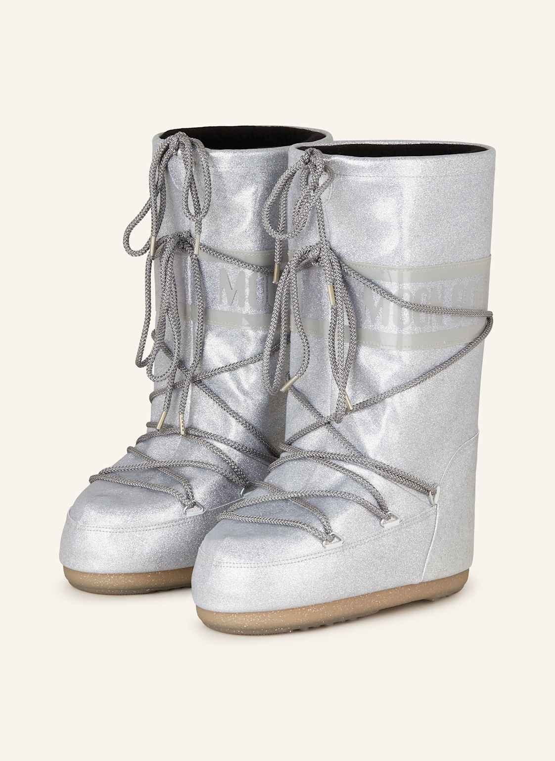 Moon Boot Moon Boots Icon Glitter silber Moon Boot Moon Boots Icon Glitter silber von moon boot