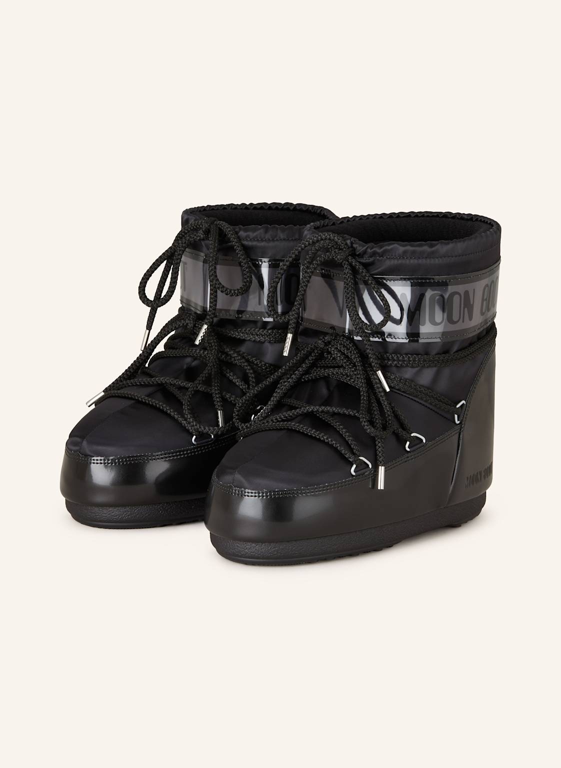 Moon Boot Moon Boots Icon Low Glance schwarz von moon boot