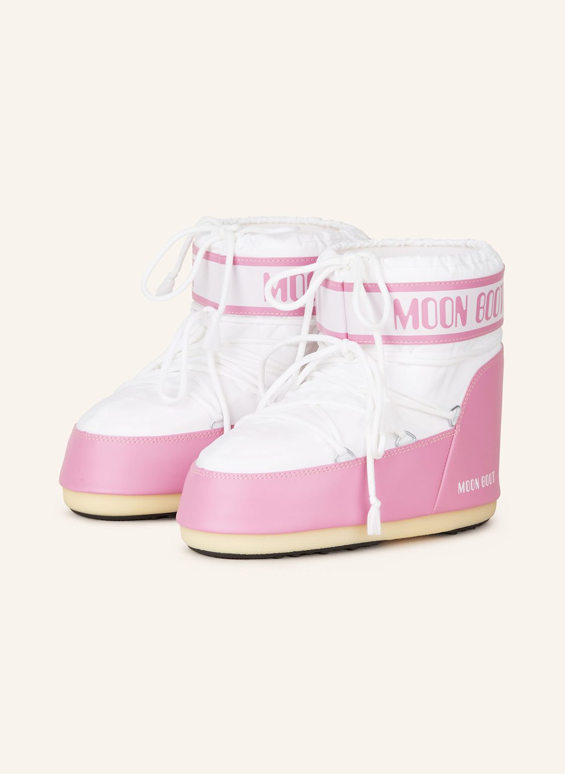 Moon Boot Moon Boots Icon Low Nylon rosa von moon boot