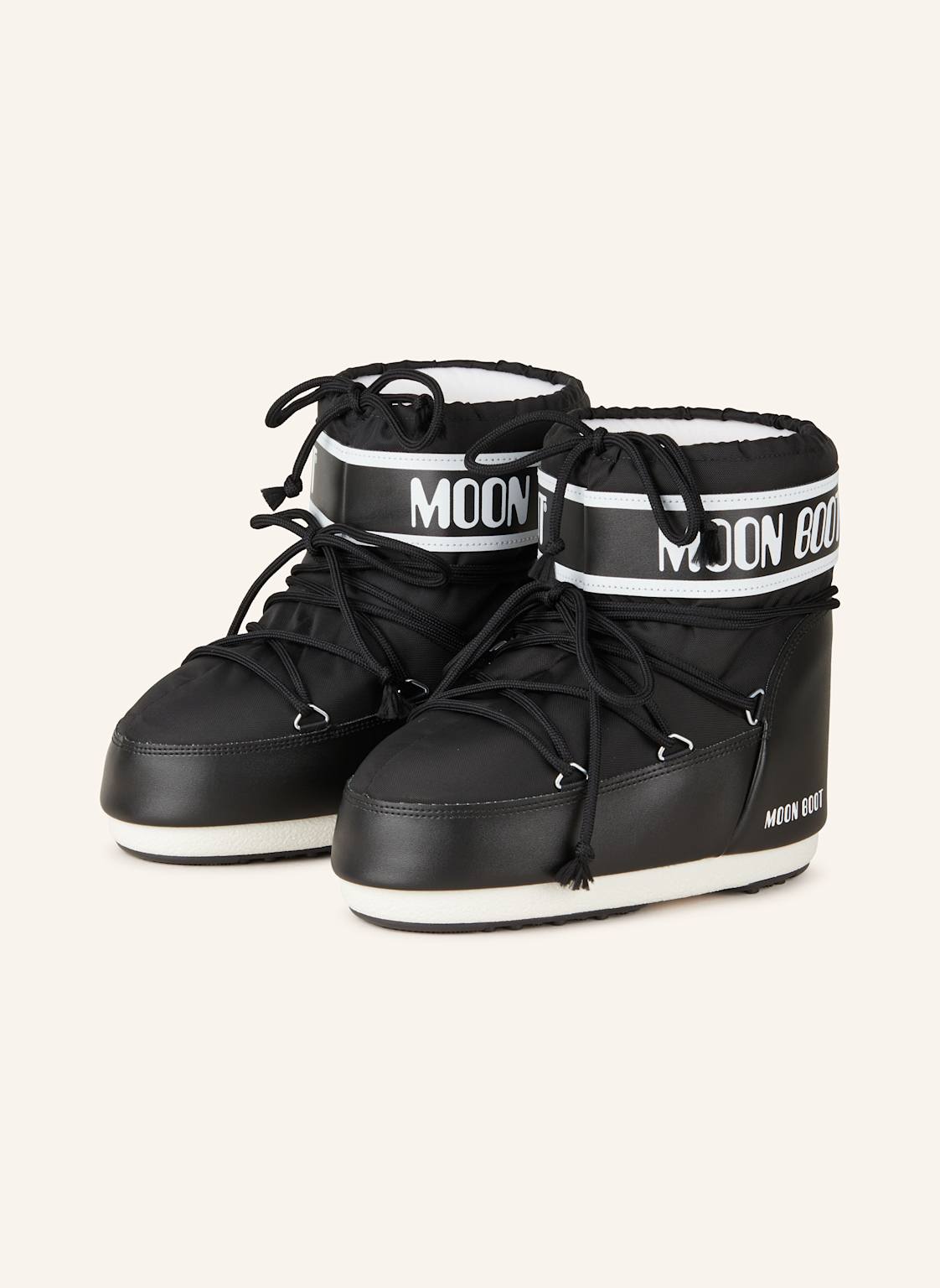 Moon Boot Moon Boots Icon Low Nylon schwarz von moon boot