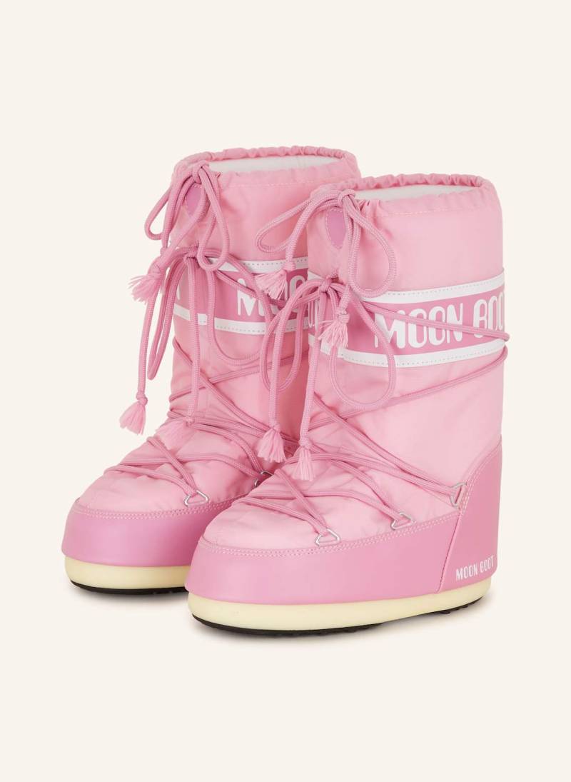 Moon Boot Moon Boots Icon Nylon rosa von moon boot