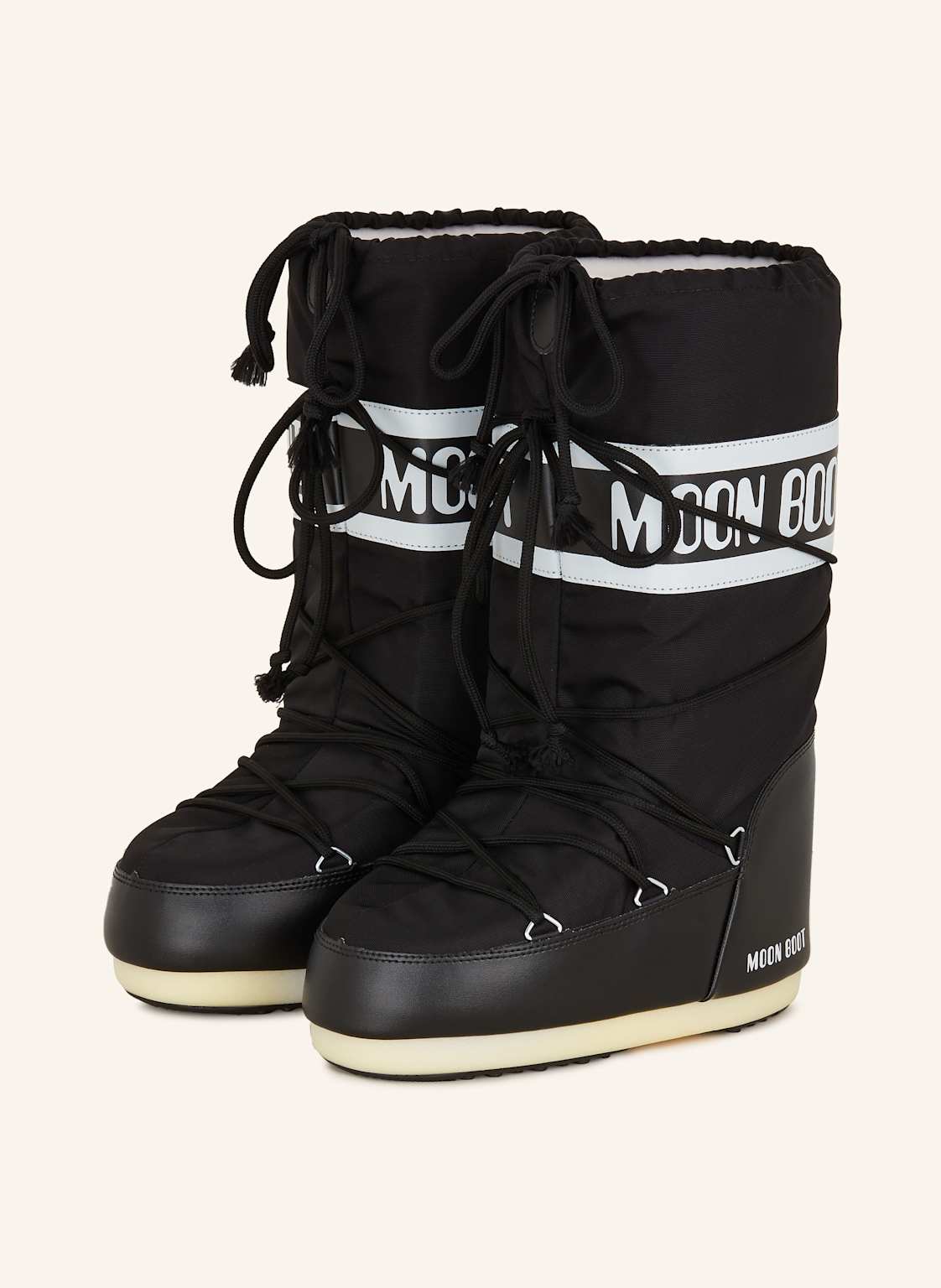 Moon Boot Moon Boots Icon Nylon schwarz von moon boot