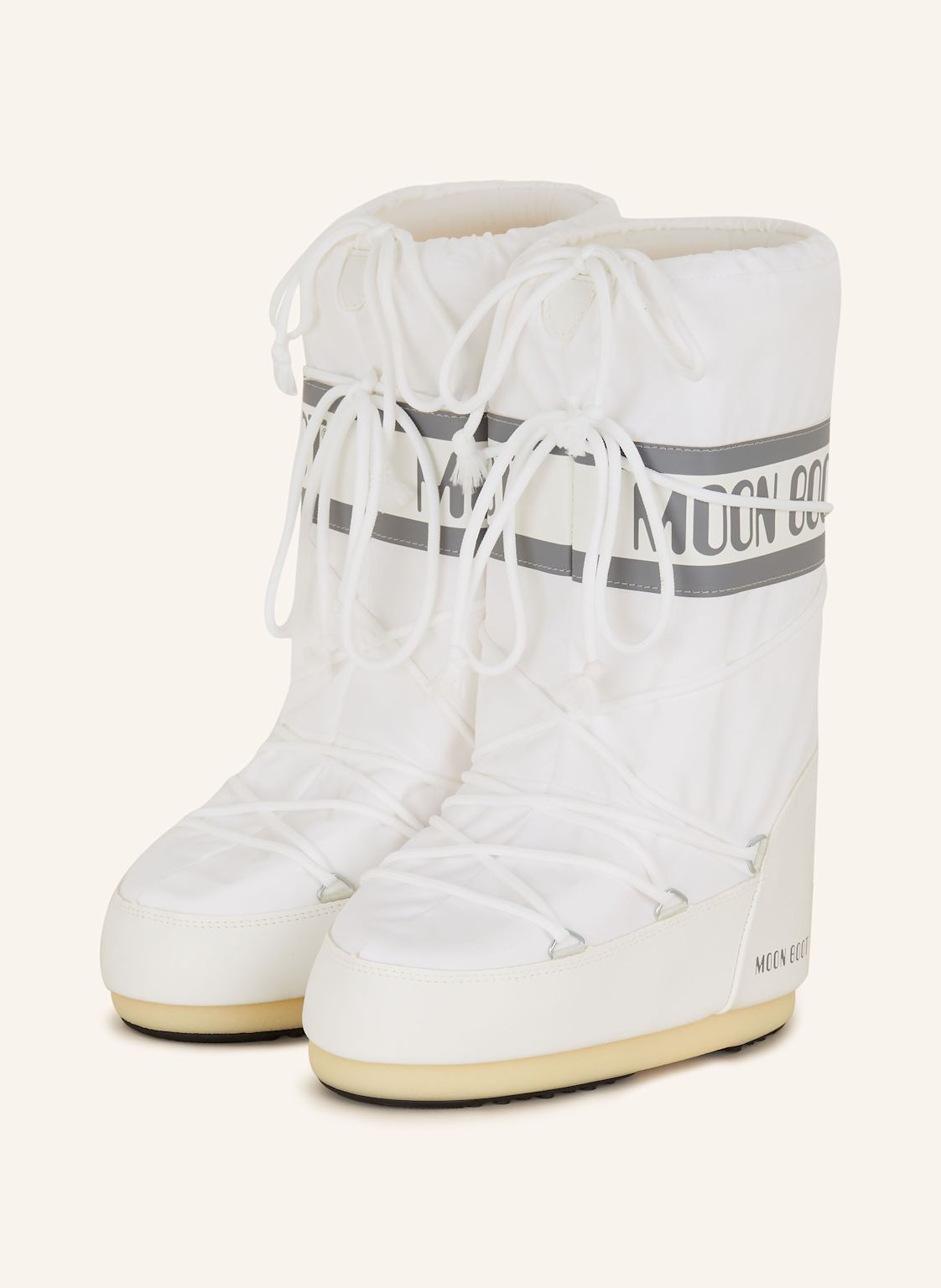 Moon Boot Moon Boots Icon Nylon weiss von moon boot