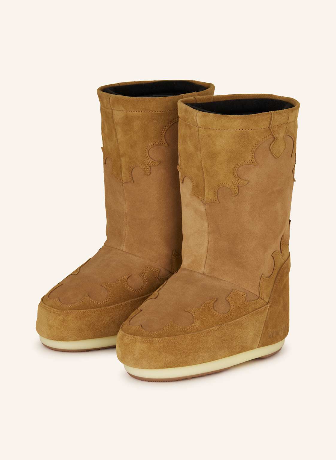 Moon Boot Moon Boots Icon Suede Embroidery braun Moon Boot Moon Boots Icon Suede Embroidery braun von moon boot