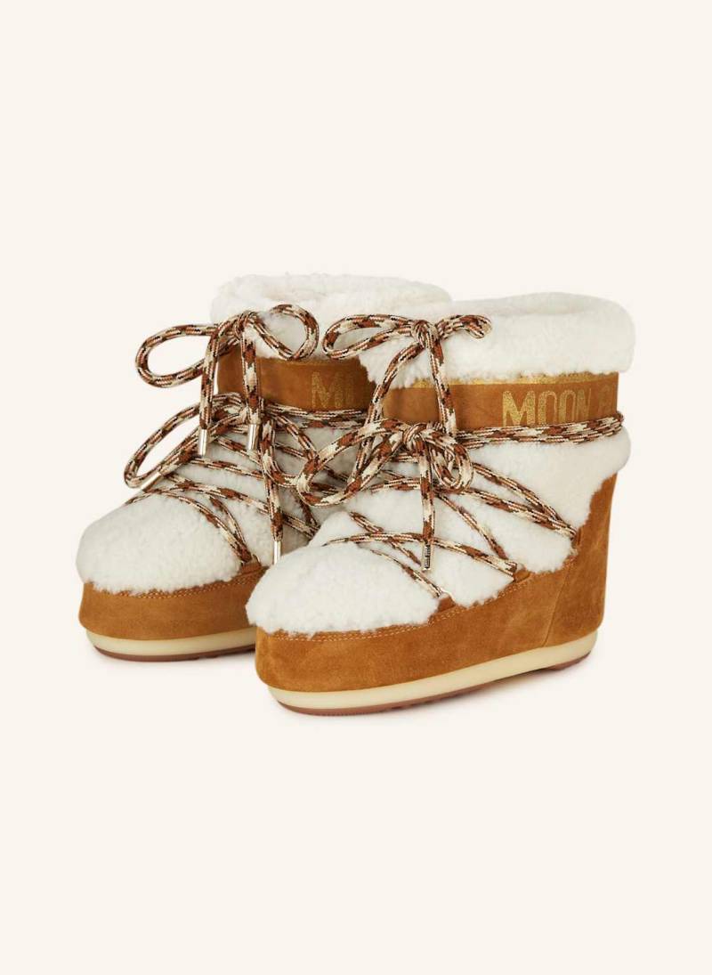 Moon Boot Moon Boots Moon Boot Icon Low Shearling braun von moon boot