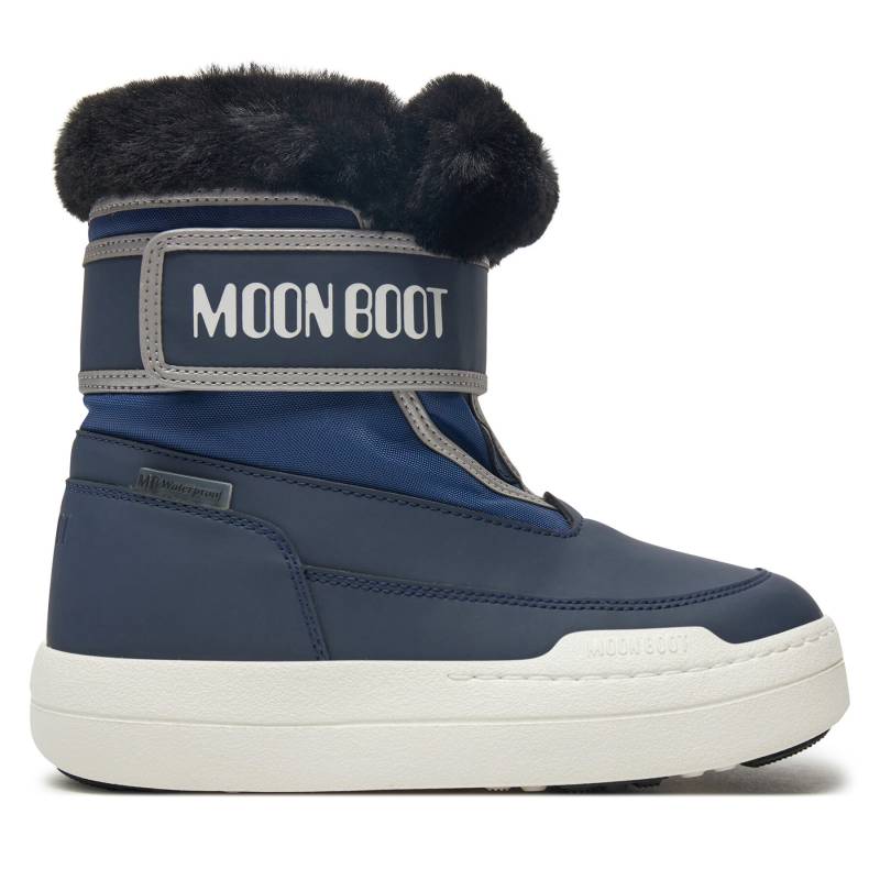 Schneeschuhe Moon Boot Junior Park Strap 80D3440030 Dunkelblau von moon boot