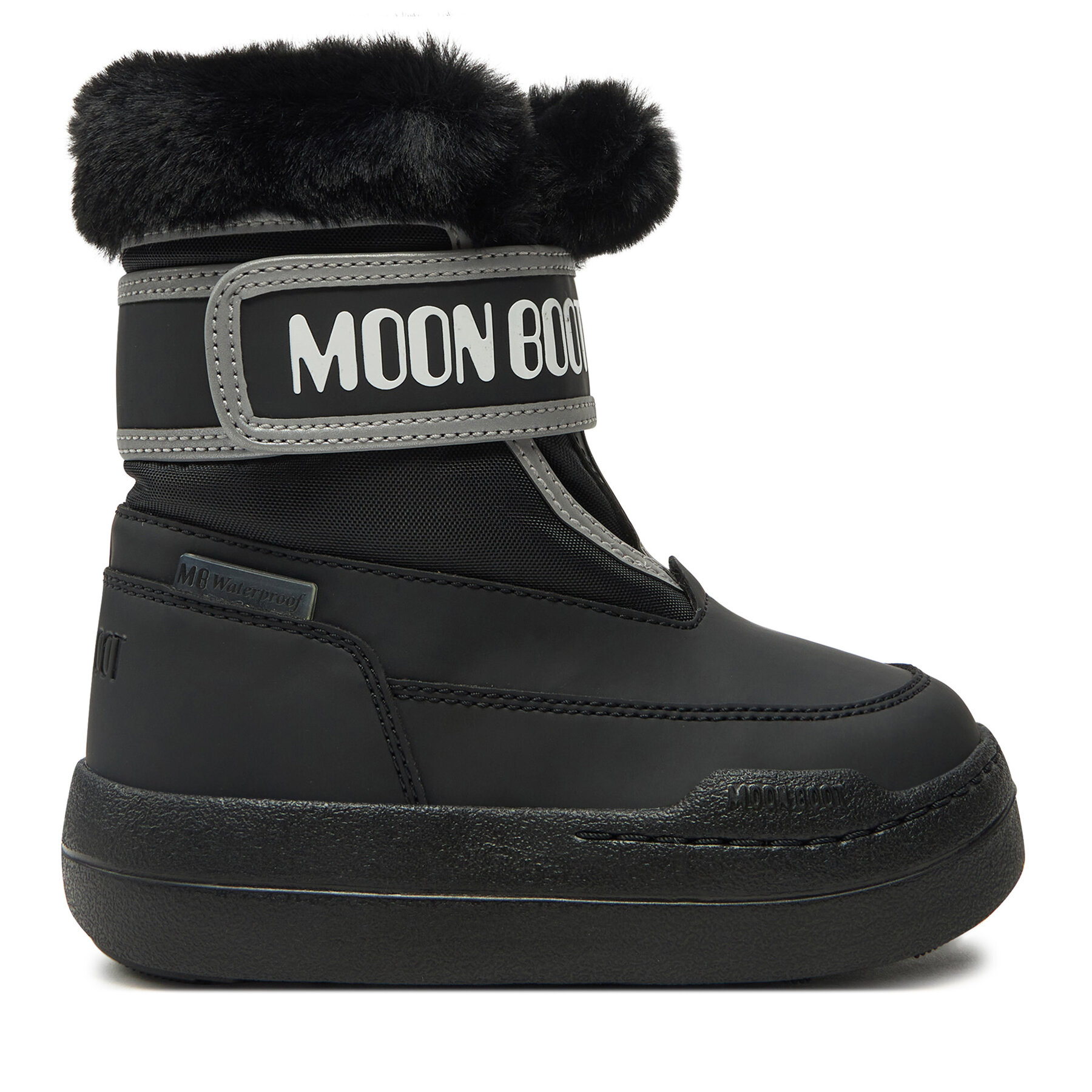 Schneeschuhe Moon Boot Junior Park Strap 80D3440030 Schwarz von moon boot