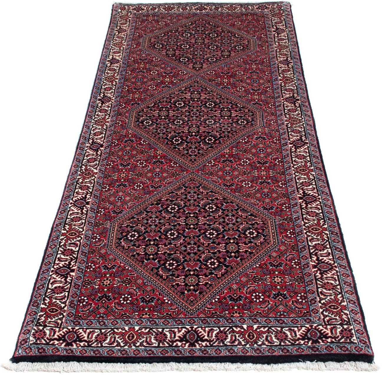 morgenland Hochflor-Läufer »Bidjar - Zanjan Medaillon 206 x 73 cm«, rechteckig, Unikat mit Zertifikat von morgenland