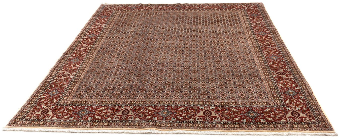 morgenland Hochflor-Läufer »Ghoutshan Medaillon Marrone 388 x 83 cm«, rechteckig, Unikat mit Zertifikat von morgenland