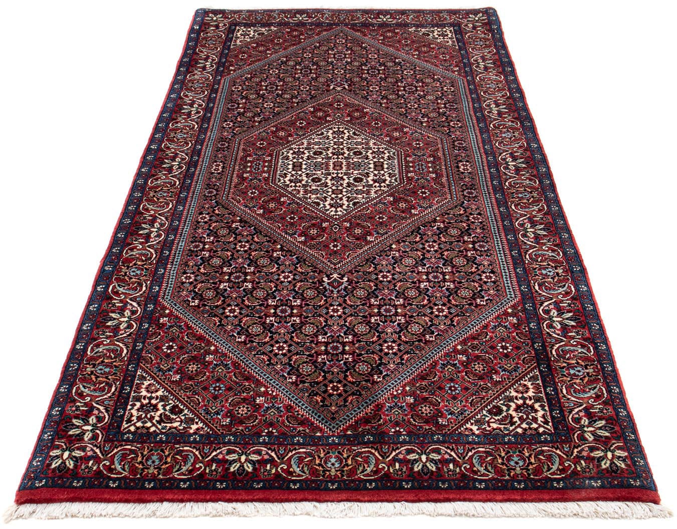 morgenland Hochflor-Läufer »Hamadan Medaillon 298 x 66 cm«, rechteckig, 10 mm Höhe, Handgeknüpft von morgenland