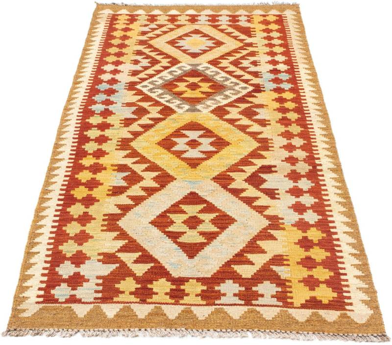 morgenland Läufer »Kelim Medaillon Beige 183 x 80 cm«, rechteckig, 4 mm Höhe, OrientOptik von morgenland