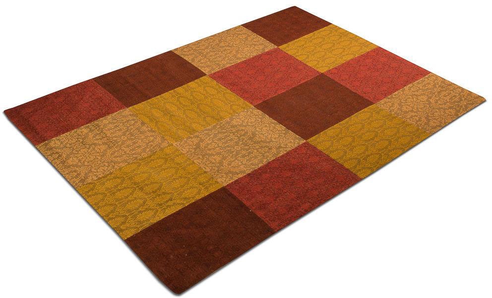 morgenland Läufer »Patchwork Teppich Weys«, rechteckig, 6 mm Höhe, Viskose von morgenland