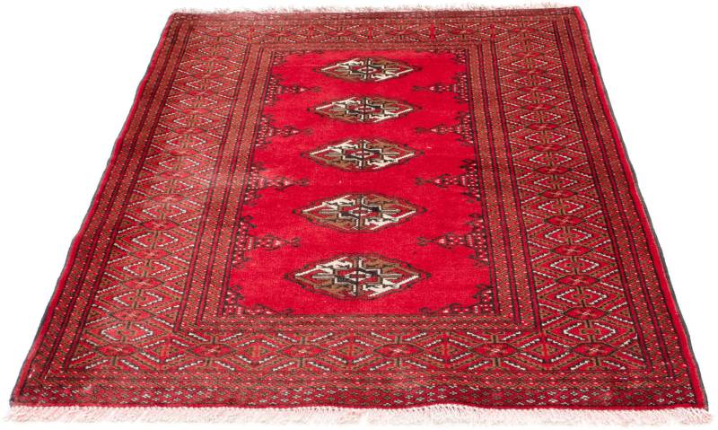 morgenland Orientteppich »Belutsch - 144 x 103 cm - rot«, rechteckig, 8 mm Höhe, Wohnzimmer, Handgeknüpft, Einzelstück mit Zertifikat von morgenland