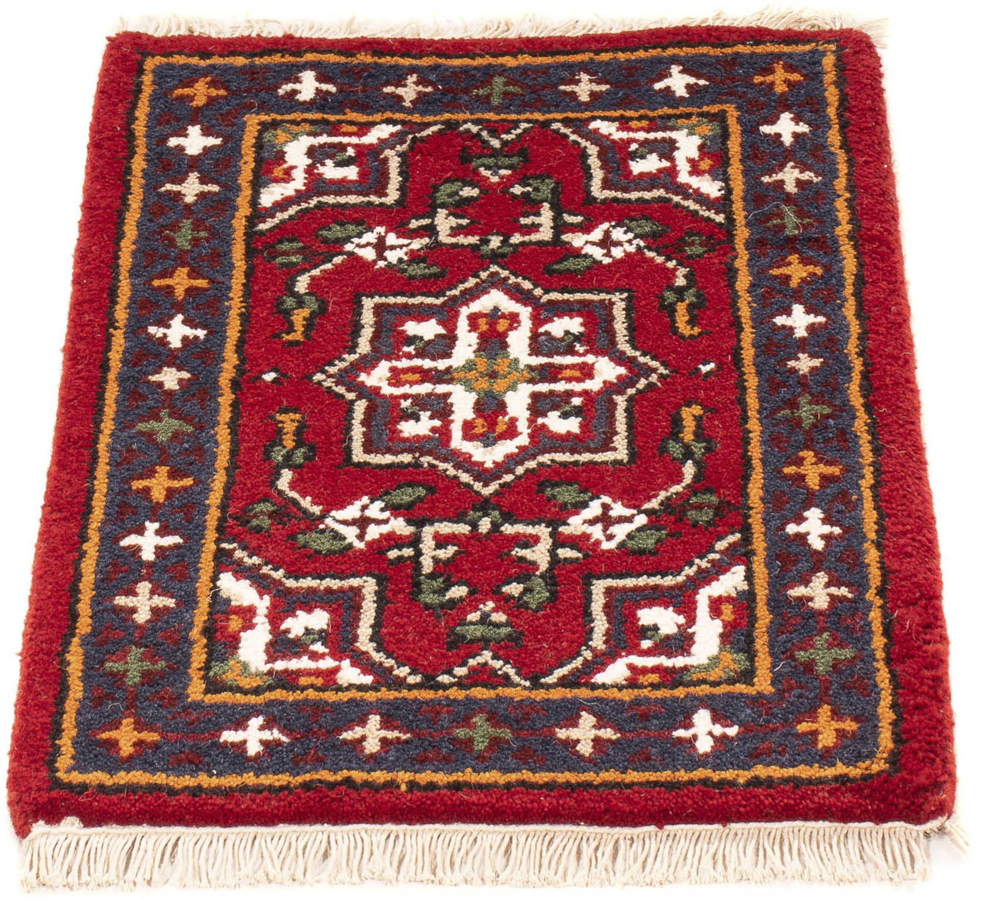 morgenland Orientteppich »Orient - 60 x 40 cm - dunkelrot«, rechteckig, Wohnzimmer, Handgeknüpft, Einzelstück mit Zertifikat von morgenland