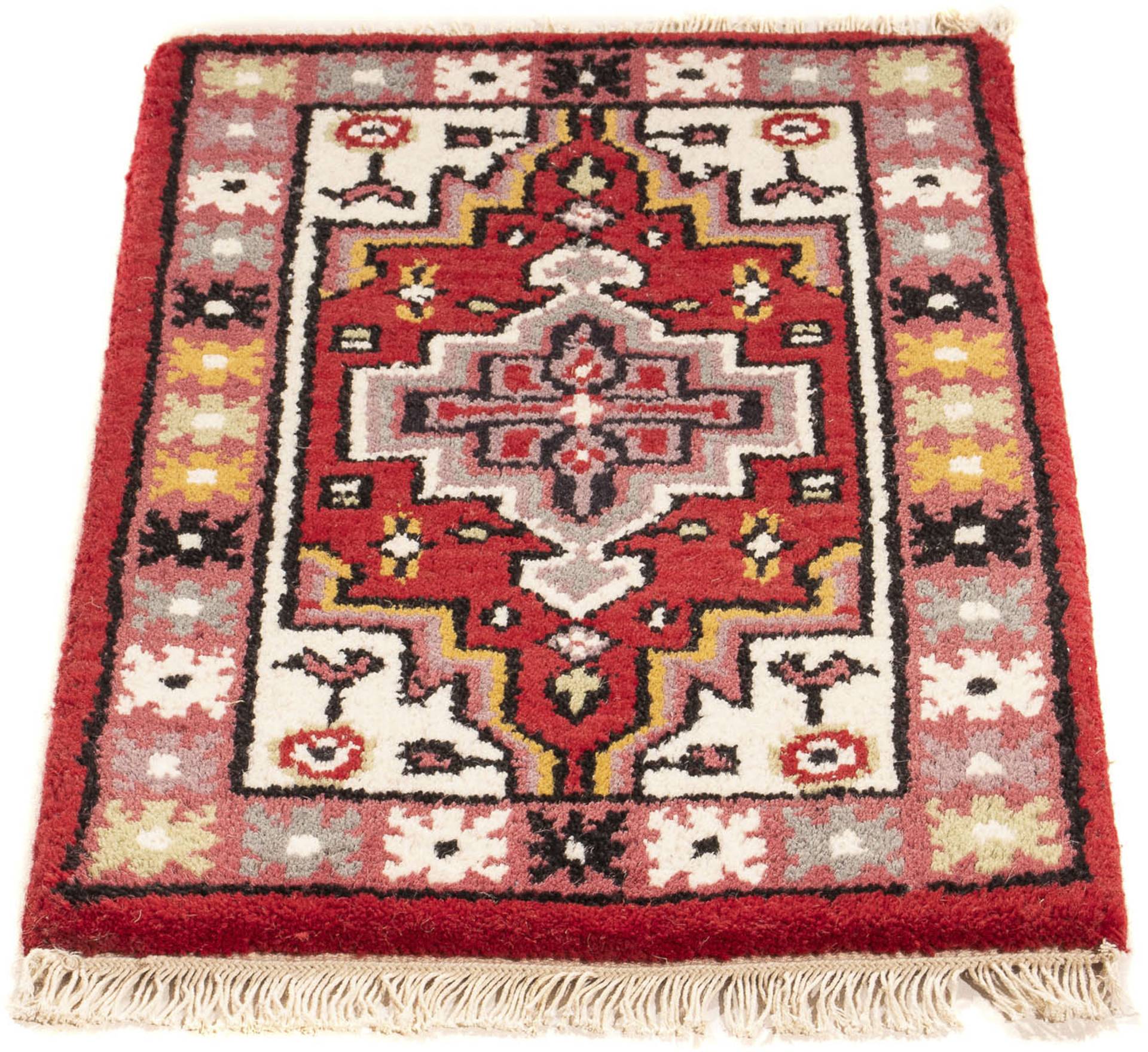 morgenland Orientteppich »Orient - 60 x 40 cm - rot«, rechteckig, Wohnzimmer, Handgeknüpft, Einzelstück mit Zertifikat von morgenland