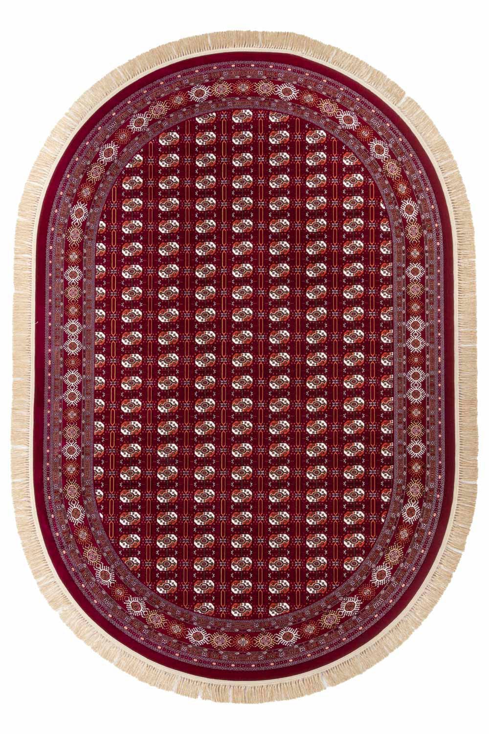 morgenland Orientteppich »Orientteppich - Buchara - rechteckig«, oval, 8 mm Höhe morgenland Orientteppich »Orientteppich - Buchara - rechteckig«, oval, 8 mm Höhe von morgenland