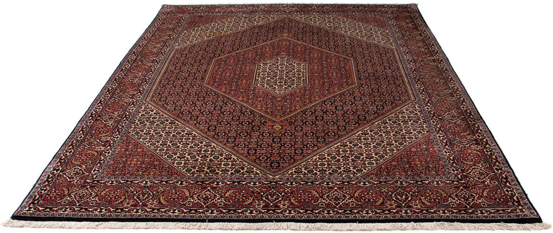 morgenland Orientteppich »Perser - Bidjar - 272 x 198 cm - braun«, rechteckig, Wohnzimmer, Handgeknüpft, Einzelstück mit Zertifikat von morgenland