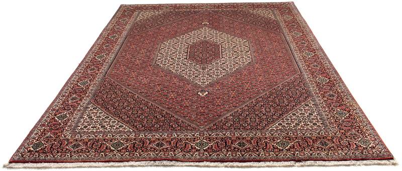 morgenland Orientteppich »Perser - Bidjar - 293 x 203 cm - hellrot«, rechteckig, 15 mm Höhe, Wohnzimmer, Handgeknüpft, Einzelstück mit Zertifikat von morgenland