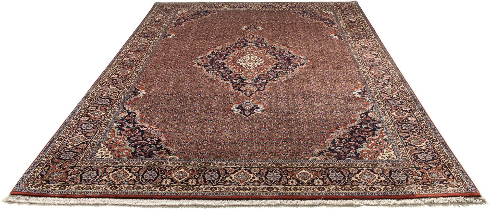 morgenland Orientteppich »Perser - Bidjar - 298 x 203 cm - mehrfarbig«, rechteckig, 15 mm Höhe, Wohnzimmer, Handgeknüpft, Einzelstück mit Zertifikat von morgenland