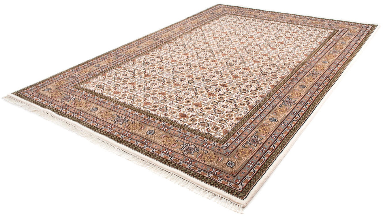 morgenland Orientteppich »Perser - Bidjar - 304 x 203 cm - beige«, rechteckig, 15 mm Höhe, Wohnzimmer, Handgeknüpft, Einzelstück mit Zertifikat von morgenland