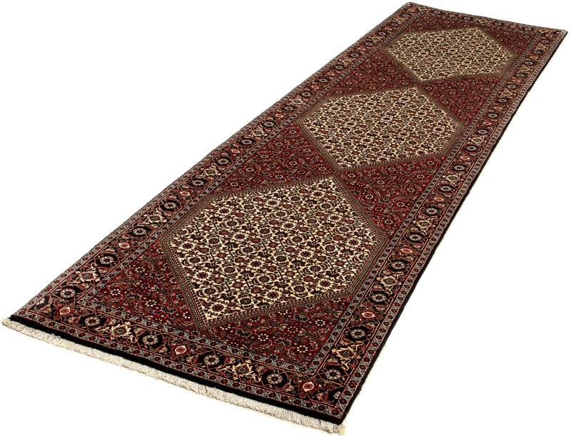 morgenland Orientteppich »Perser - Bidjar - 304 x 83 cm - mehrfarbig«, rechteckig, 15 mm Höhe, Wohnzimmer, Handgeknüpft, Einzelstück mit Zertifikat von morgenland