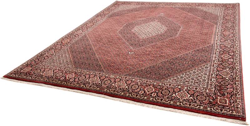 morgenland Orientteppich »Perser - Bidjar - 310 x 250 cm - rot«, rechteckig, 15 mm Höhe, Wohnzimmer, Handgeknüpft, Einzelstück mit Zertifikat von morgenland