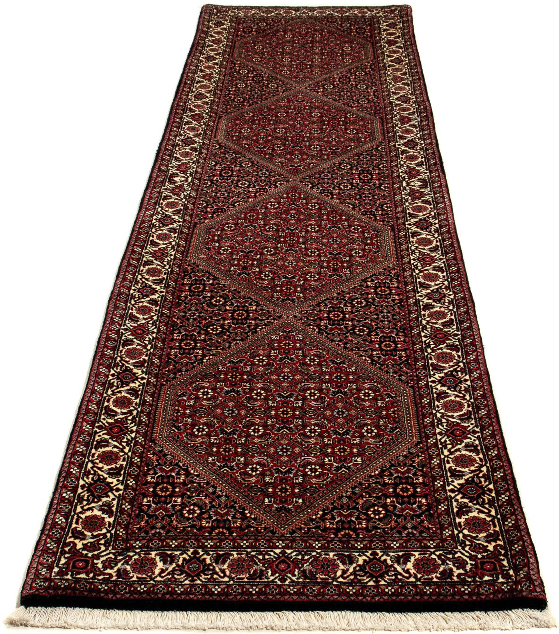 morgenland Orientteppich »Perser - Bidjar - 315 x 77 cm - mehrfarbig«, rechteckig, 15 mm Höhe, Wohnzimmer, Handgeknüpft, Einzelstück mit Zertifikat von morgenland