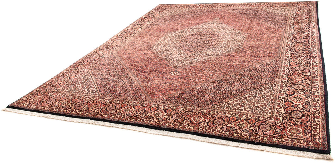 morgenland Orientteppich »Perser - Bidjar - 340 x 252 cm - hellrot«, rechteckig, 15 mm Höhe, Wohnzimmer, Handgeknüpft, Einzelstück mit Zertifikat von morgenland