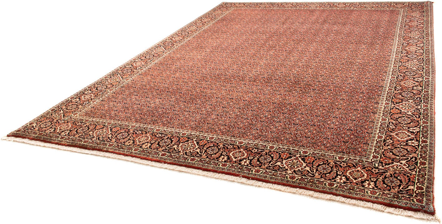 morgenland Orientteppich »Perser - Bidjar - 340 x 254 cm - dunkelrot«, rechteckig, 15 mm Höhe, Wohnzimmer, Handgeknüpft, Einzelstück mit Zertifikat von morgenland