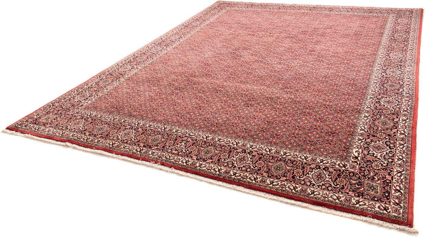 morgenland Orientteppich »Perser - Bidjar - 343 x 251 cm - hellrot«, rechteckig, 15 mm Höhe, Wohnzimmer, Handgeknüpft, Einzelstück mit Zertifikat von morgenland