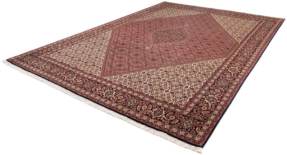 morgenland Orientteppich »Perser - Bidjar - 350 x 245 cm - braun«, rechteckig, Wohnzimmer, Handgeknüpft, Einzelstück mit Zertifikat von morgenland