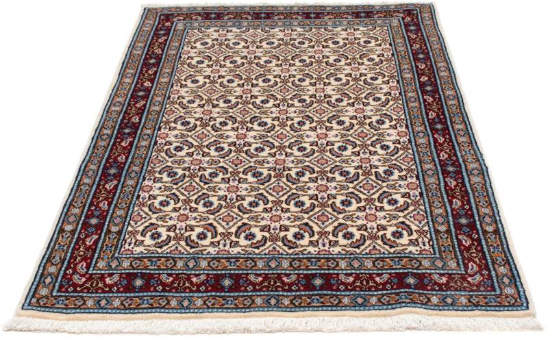 morgenland Orientteppich »Perser - Classic - 149 x 100 cm - beige«, rechteckig, 10 mm Höhe, Wohnzimmer, Handgeknüpft, Einzelstück mit Zertifikat von morgenland