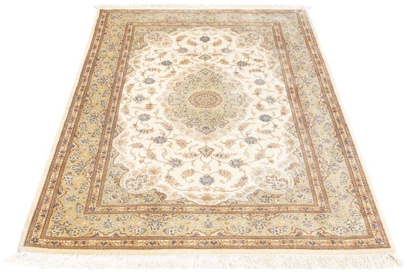 morgenland Orientteppich »Perser - Ghom - 150 x 88 cm - beige«, rechteckig, 10 mm Höhe, Wohnzimmer, Handgeknüpft, Einzelstück mit Zertifikat von morgenland