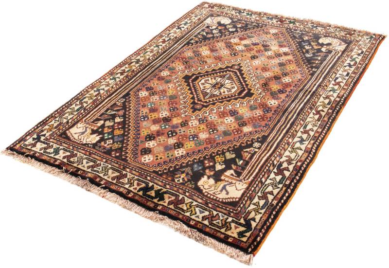 morgenland Orientteppich »Perser - Nomadic - 160 x 112 cm - hellrot«, rechteckig, 10 mm Höhe, Wohnzimmer, Handgeknüpft, Einzelstück mit Zertifikat von morgenland