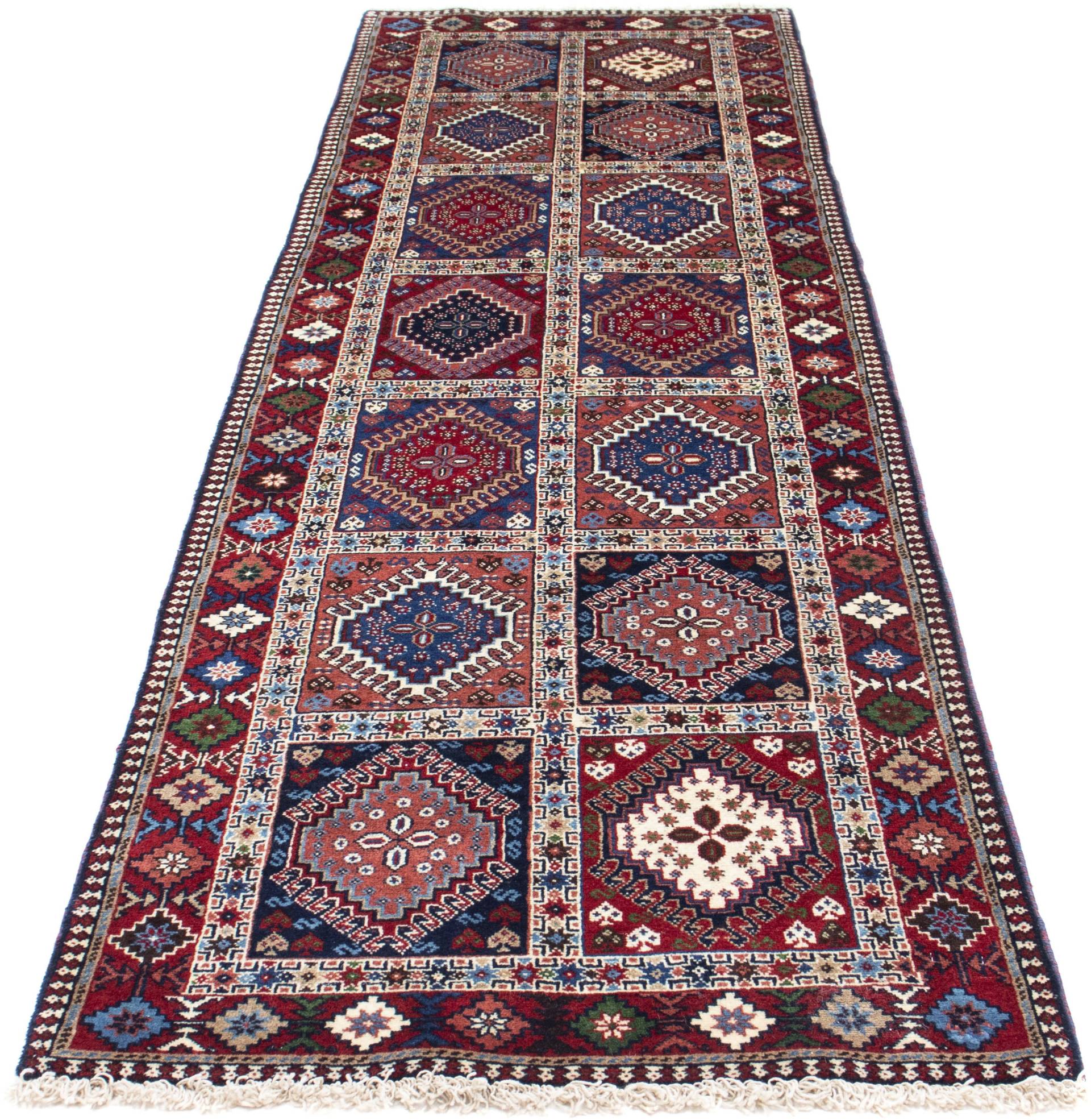 morgenland Orientteppich »Perser - Nomadic - 283 x 82 cm - mehrfarbig«, rechteckig, 10 mm Höhe, Wohnzimmer, Handgeknüpft, Einzelstück mit Zertifikat von morgenland