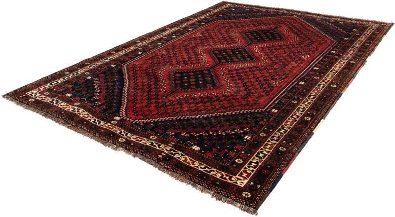 morgenland Orientteppich »Perser - Nomadic - 291 x 206 cm - dunkelrot«, rechteckig, 10 mm Höhe, Wohnzimmer, Handgeknüpft, Einzelstück mit Zertifikat von morgenland