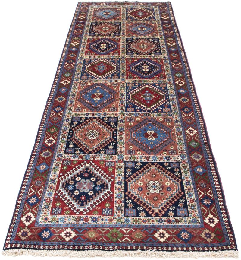 morgenland Orientteppich »Perser - Nomadic - 300 x 81 cm - mehrfarbig«, rechteckig, 10 mm Höhe, Wohnzimmer, Handgeknüpft, Einzelstück mit Zertifikat von morgenland